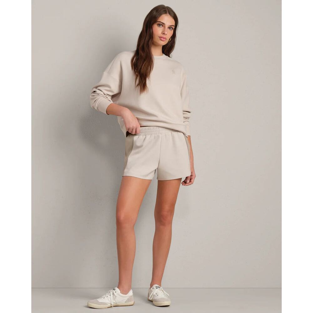 Rhone DreamGlow Color Block Shorts in Beige Stone - Womens size XL